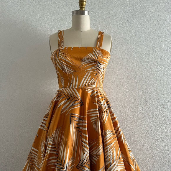 NWT Sunny palm print midi dress - Picture 6 of 9